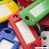 Cross-border direct supply of color plastic keychains, keychain wholesale, can be marked with hotel numbers, classification plates, luggage storage, boarding passes Application Scenario